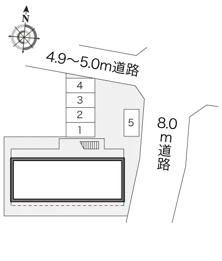 ★手数料０円★名古屋市北区喜惣治１丁目　月極駐車場（LP）